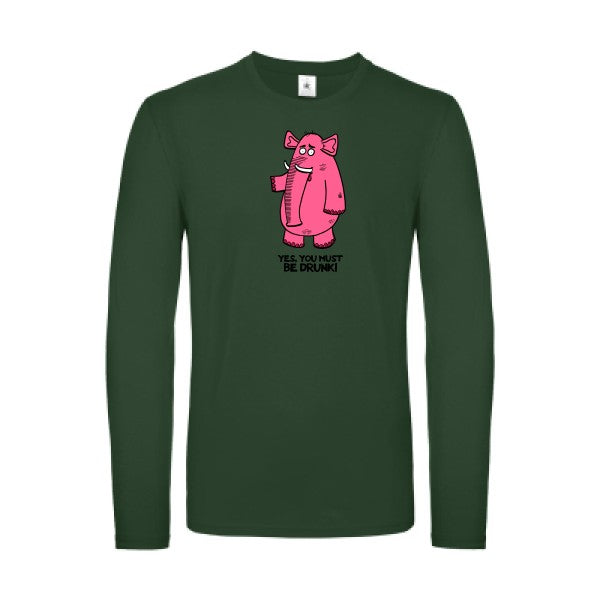 Pink elephant B&C - E150 LSL T-shirt manches longues léger