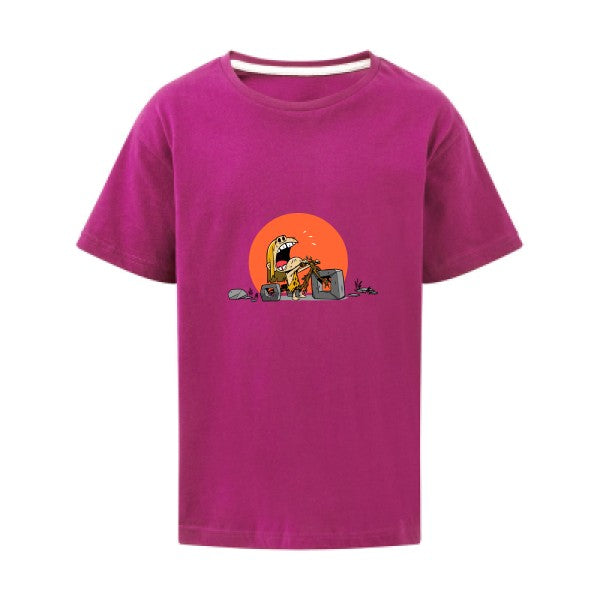 Wheel SG - Kids T-shirt enfant Dark Pink Taille 152 (11-12/2XL)