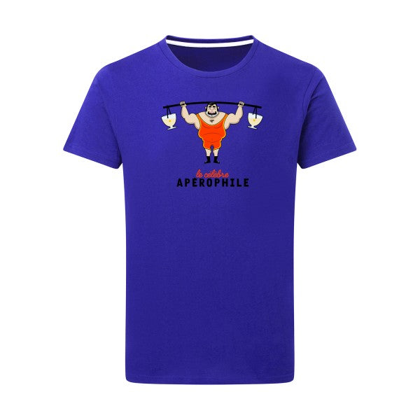 T-shirt homme APEROPHILE - T-shirt humoristique pour les amateurs d’apéro Royal Blue 5XL