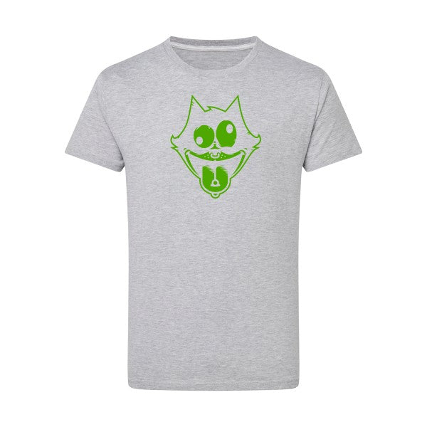 Freak the cat ! vert pomme -Flex vert pomme sur T-shirt SG  Light Oxford  5XL