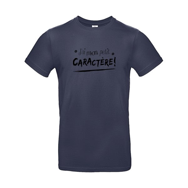 J'ai mon petit CARACTÈRE ! |E190 T-shirt|Navy Blue||2XL