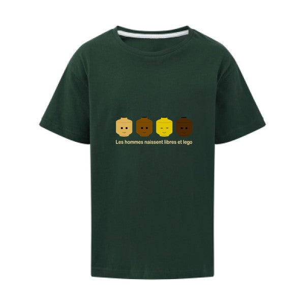 libre et légo SG - Kids T-shirt enfant Bottle Green Taille 152 (11-12/2XL)