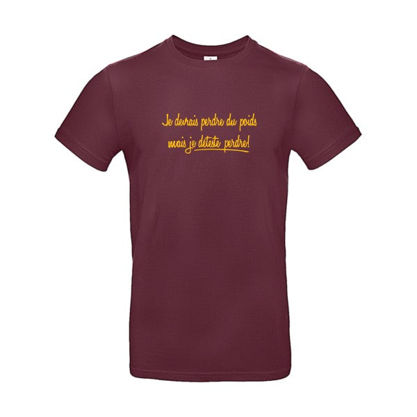 Né pour gagnerFlex jaune or - E190 T-shirt|Burgundy||2XL