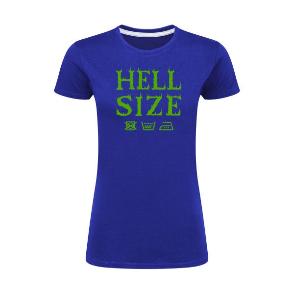 HELL SIZE ! Vert pomme |T shirt original femme|SG