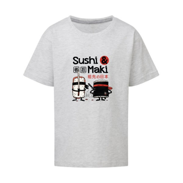 Sushi et Maki SG - Kids T-shirt enfant Ash Grey Taille 152 (11-12/2XL)