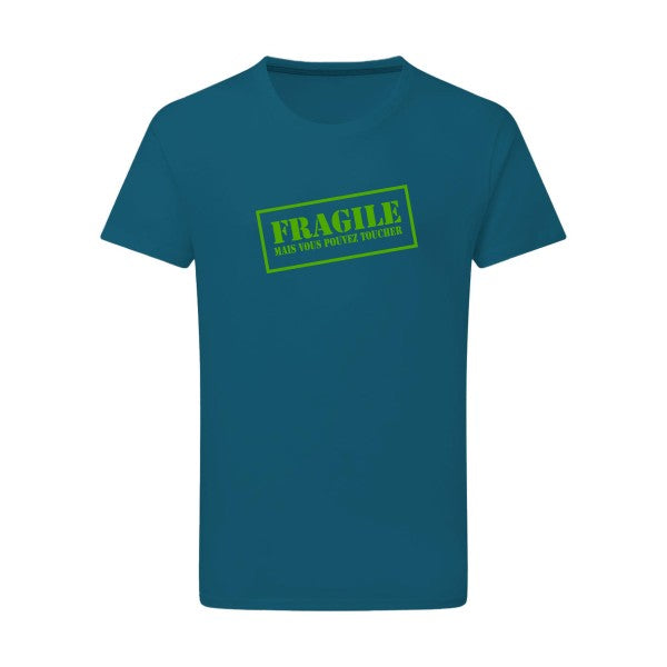 Fragile vert pomme -Flex vert pomme sur T-shirt SG  Petrol  2XL