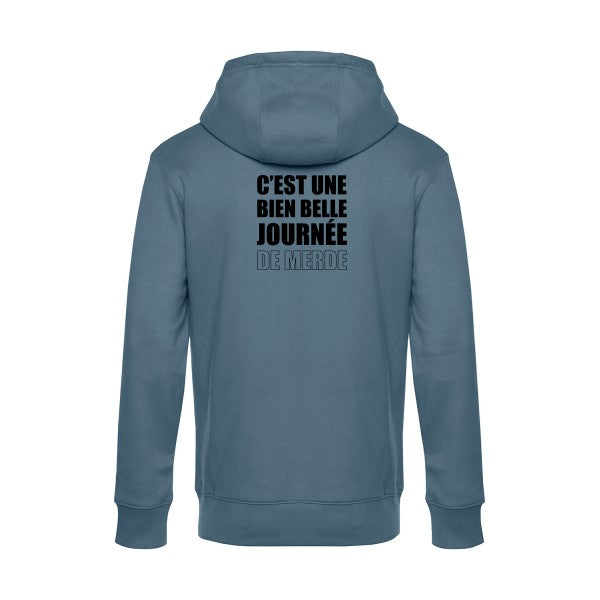 Journee-de-m... sweat shirt original nordic blue flex Noir impression Dos