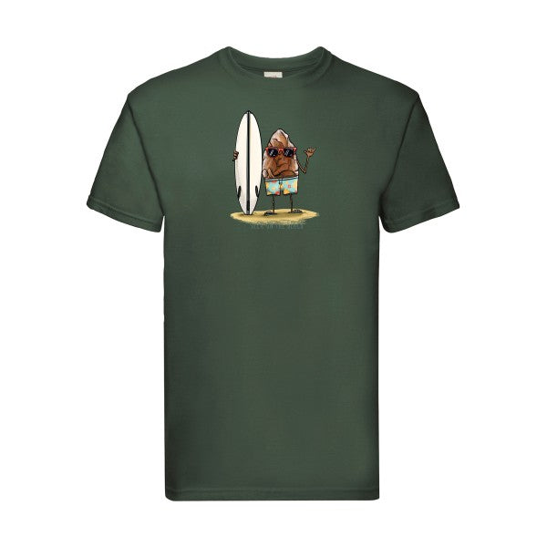 Silex V2 Fruit of the loom 205 g/m² T-shirt/ bottle green