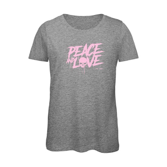 T shirt humour bio femme   femme bio|Peace or no peace Rose 