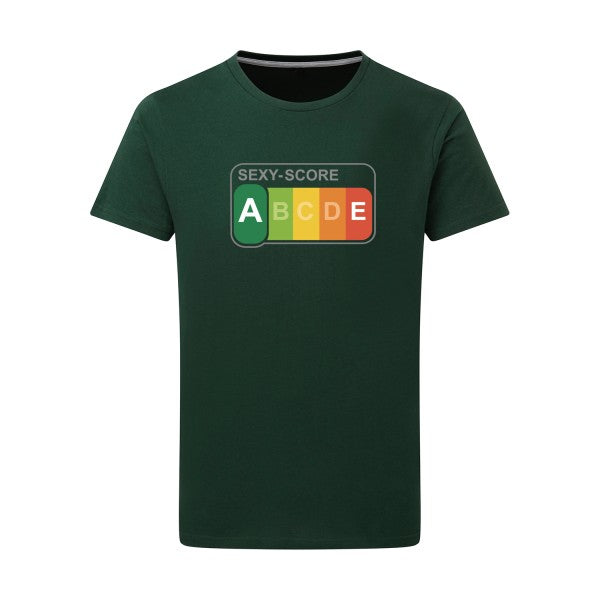 T-shirt homme SEXY SCORE - T-shirt humour sexy et osé Bottle Green L