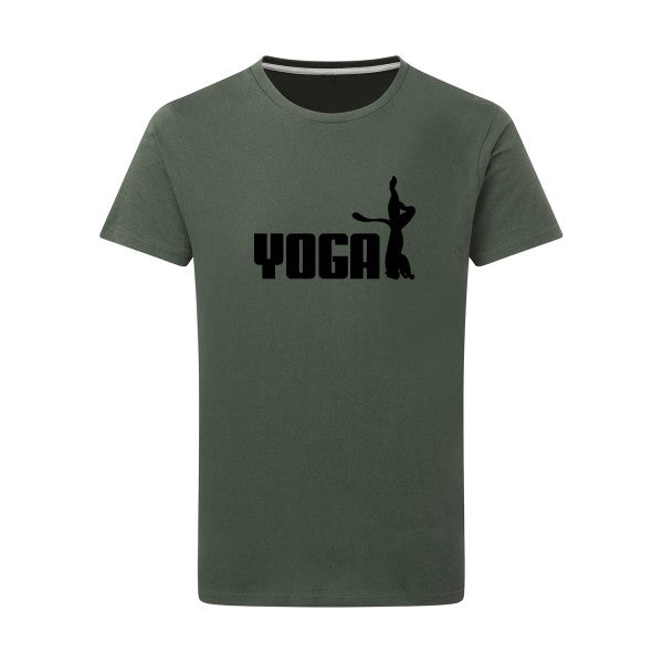 YOGA noir -Flex noir sur T-shirt SG  Thyme  2XL