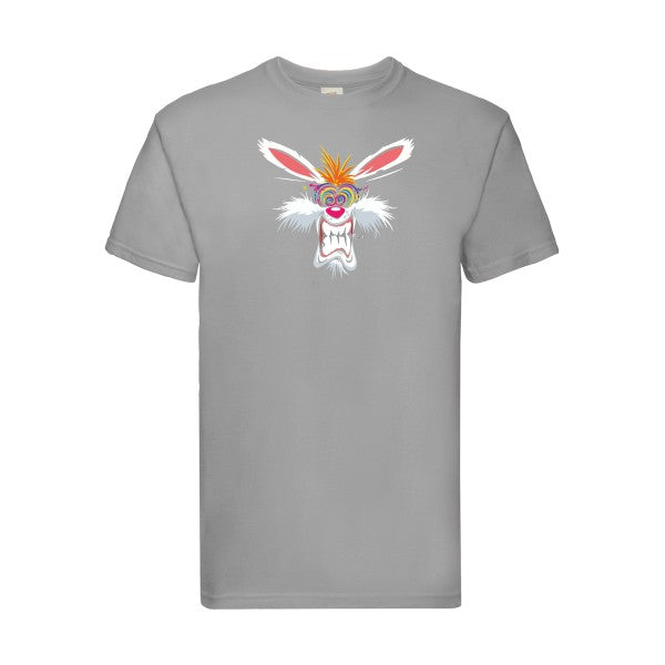 Rabbit  Fruit of the loom 205 g/m² T-shirt/ zinc