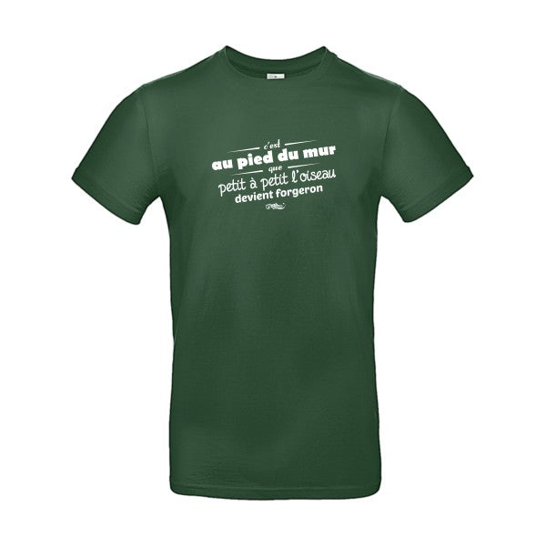 Proverbe à la conFlex Blanc - E190 T-shirt|Bottle Green||2XL