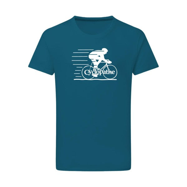 CYCLOPATHE ! - Flex Blanc Tshirt original Petrol  2XL