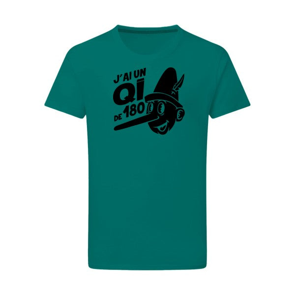 Quotient intellectuel - Flex noir Tshirt original Emerald Green  2XL