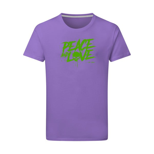 Peace or no peace - Flex Vert pomme Tshirt original Aster Purple  2XL