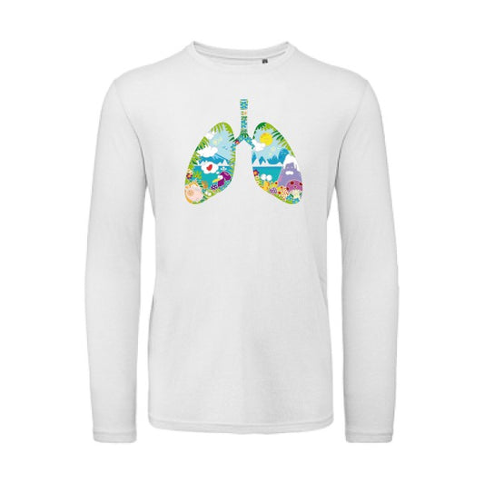 happy lungs | T-shirt original LSL White 2XL