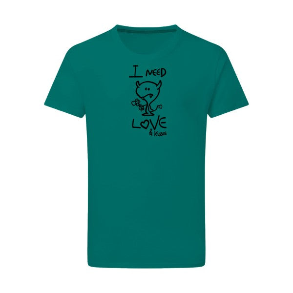 LOVER - Flex noir Tshirt original Emerald Green  2XL