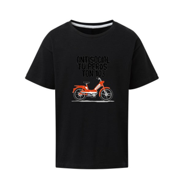 Antisocial SG - Kids T-shirt enfant Dark Black Taille 152 (11-12/2XL)