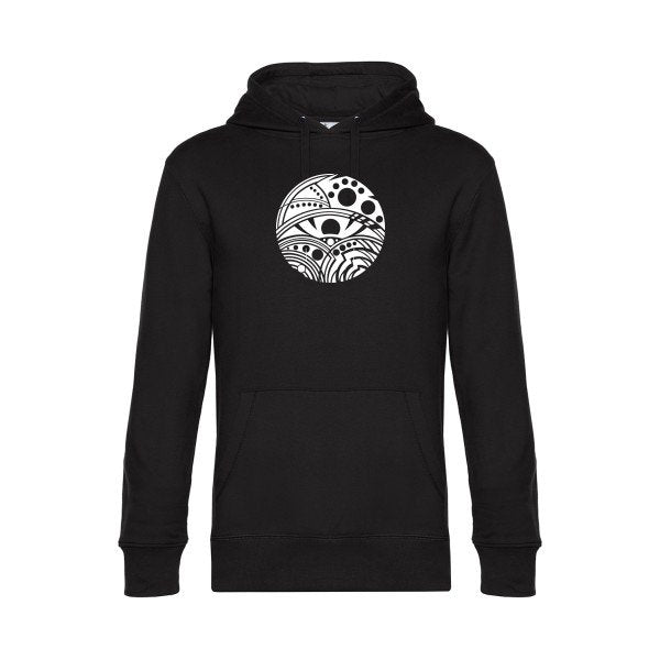 Eye sweat shirt original Black flex Blanc impression Face