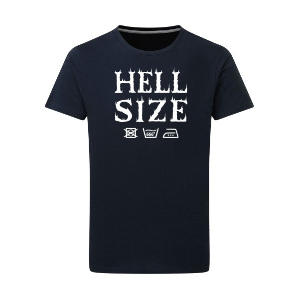 HELL SIZE ! - Flex Blanc Tshirt original Navy  5XL