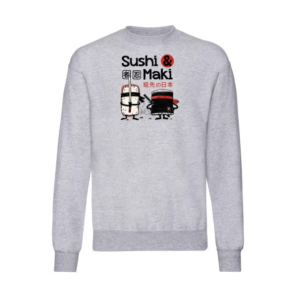 Sushi et Maki Fruit of the loom 280 g/m² Sweat shirt