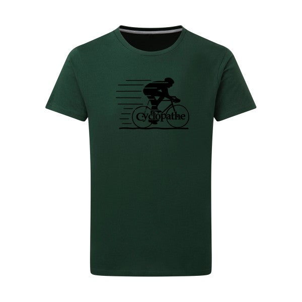 CYCLOPATHE ! - Flex noir Tshirt original Bottle Green  2XL