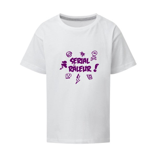 Serial râleur Flex Violet SG - Kids T-shirt enfant White Taille 152 (11-12/2XL)