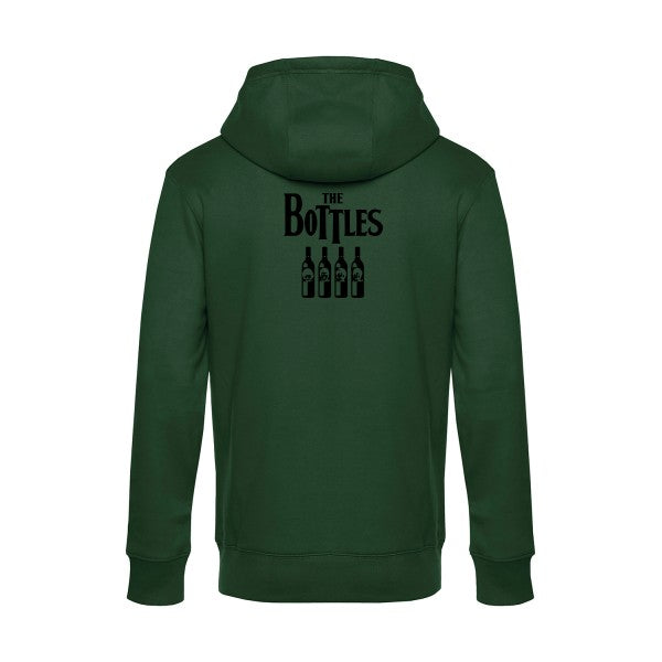 The-Bottles sweat shirt original Bottle Green flex Noir impression Dos