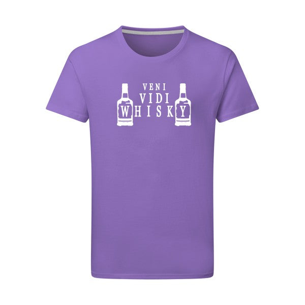 VENI VIDI WHISKY - Flex Blanc Tshirt original Aster Purple  2XL