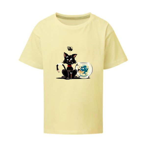 Le piranha et le chat SG - Kids T-shirt enfant Anise Flower Taille 152 (11-12/2XL)