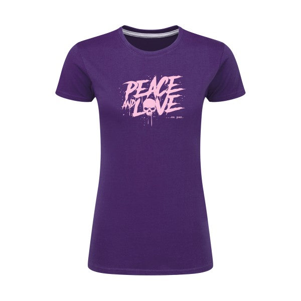 Peace or no peace  |Rose |T shirt original femme|SG