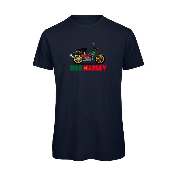 T-shirt humour original Mob Marley T Shirt couleur Navy