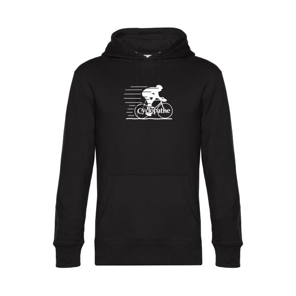 CYCLOPATHE sweat shirt original Black flex Blanc impression Face