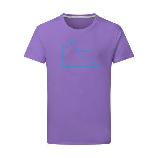 Hippopotenuse - Flex bleu clair Tshirt original Aster Purple  2XL