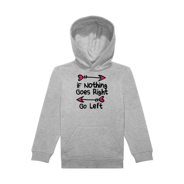 sweat capuche enfant Sports Grey Go-right-