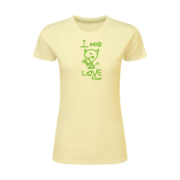 LOVER | Vert pomme |T shirt original femme|SG