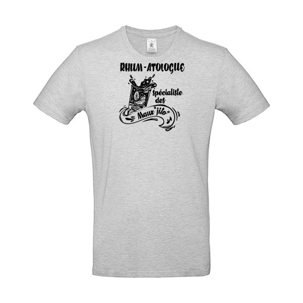 Rhum-atologue flex noir B&C - E190 T-shirt|Ash||2XL