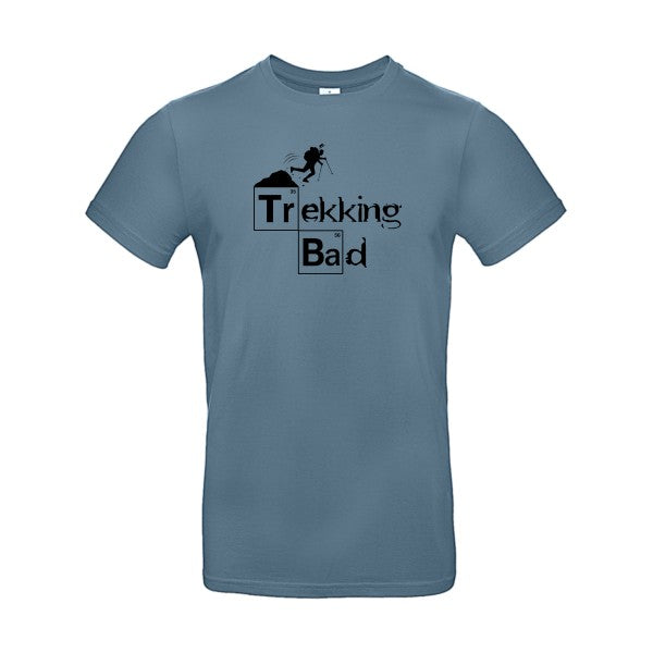 Trekking bad flex noir B&C - E190 T-shirt|Stone Blue||2XL