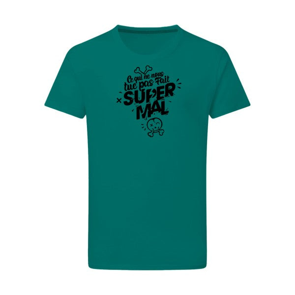 Ce qui ne nous tue pas - Flex noir Tshirt original Emerald Green  2XL