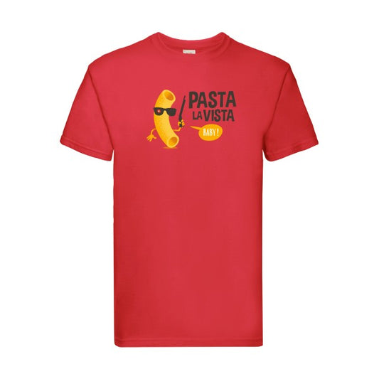 Pasta la vista Fruit of the loom 205 g/m² T-shirt/ Red