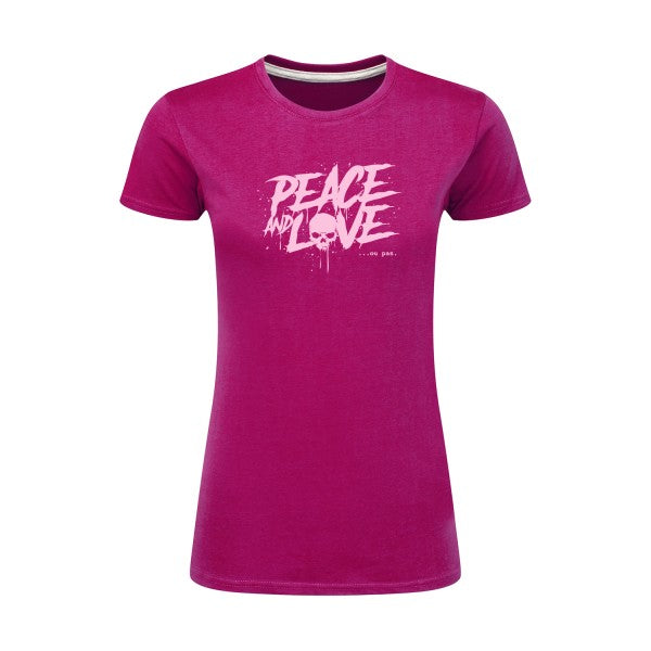 Peace or no peace  |Rose |T shirt original femme|SG