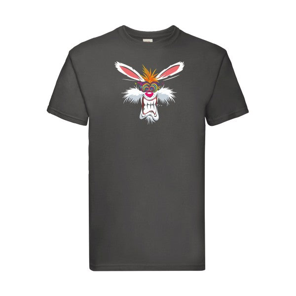 Rabbit  Fruit of the loom 205 g/m² T-shirt/ light graphite