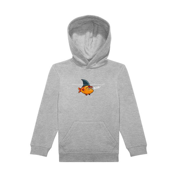 sweat capuche enfant Sports Grey Bouh!