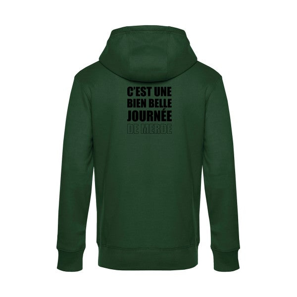 Journee-de-m... sweat shirt original Bottle Green flex Noir impression Dos