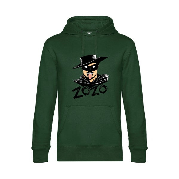 Zozo-- Sweat à capuche original Bottle Green - RueDuTeeshirt
