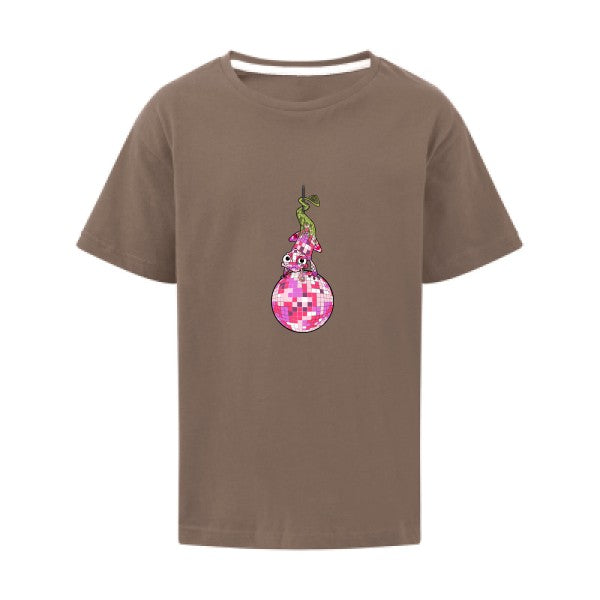 new color SG - Kids T-shirt enfant Deep Taupe Taille 128 (7-8/L)