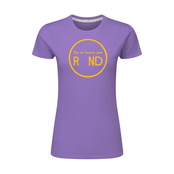 ça ne tourne pas rond !| jaune Or |T shirt original femme|SG