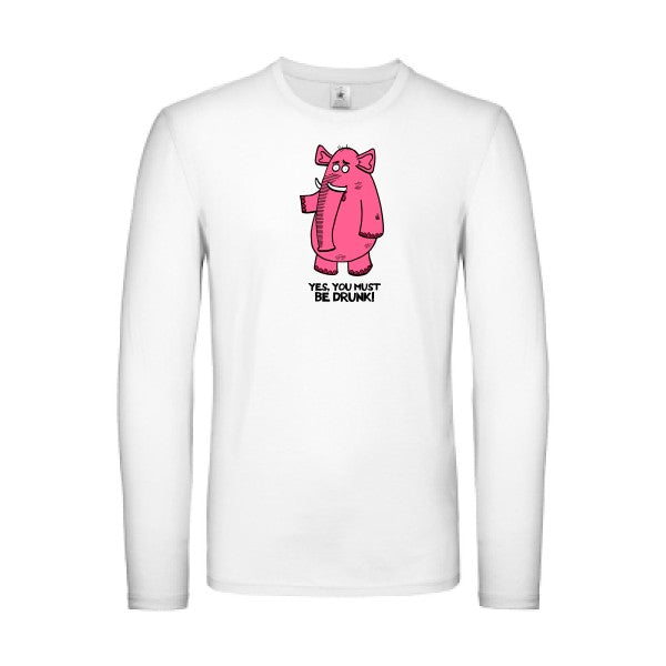 Pink elephant B&C - E150 LSL T-shirt manches longues léger