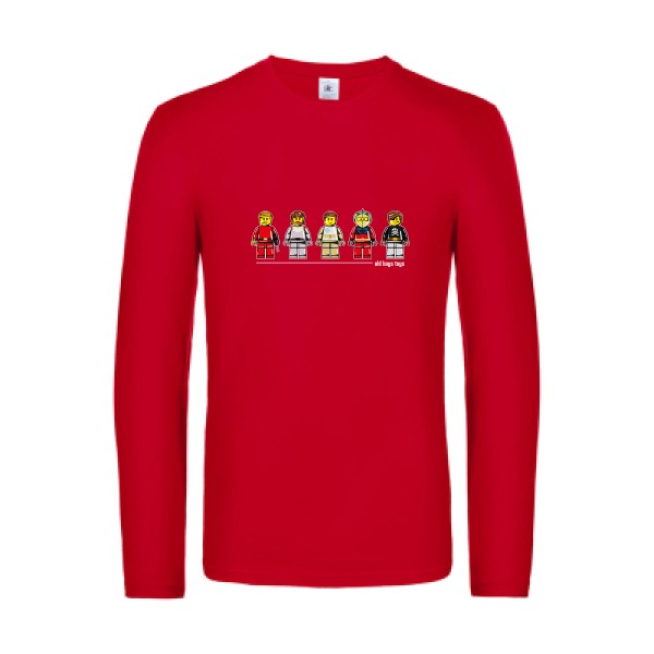 old-boys-toys-t-shirt-manches-longues-original-humour -Red